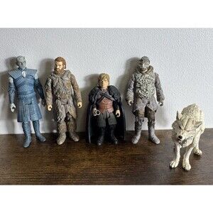 Game of Thrones Figure Lot Funko 2016 Tyrion Hodor Walker Direwolf 5 Figures